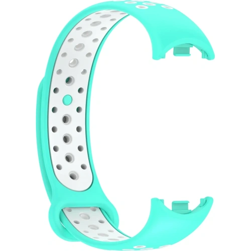 Kup Pasek Bizon Strap Watch Octo do Xiaomi Mi Smart Band 8 miętowo-biały - BIZ2058 - {ean13} - Sklep Home Screen