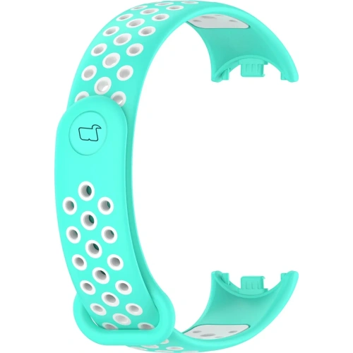 Kup Pasek Bizon Strap Watch Octo do Xiaomi Mi Smart Band 8 miętowo-biały - BIZ2058 - {ean13} - Sklep Home Screen