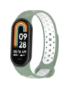 Bizon Strap Watch Octo Xiaomi Mi Smart Band 8 green-white
