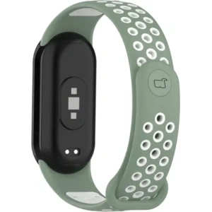 Kup Pasek Bizon Strap Watch Octo do Xiaomi Mi Smart Band 8 zeleno-bílý - BIZ2060 - {ean13} - Sklep Home Screen