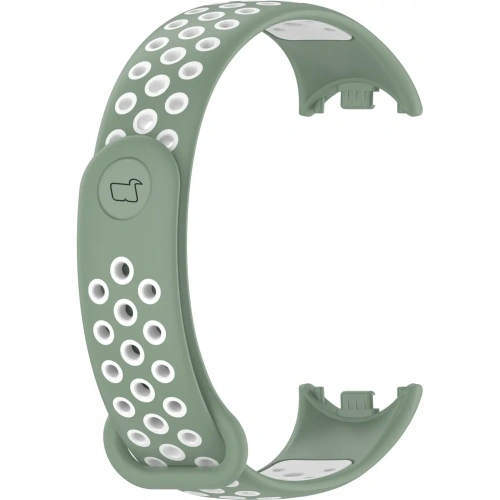 Kup Pasek Bizon Strap Watch Octo do Xiaomi Mi Smart Band 8 zielono-biały - BIZ2060 - {ean13} - Sklep Home Screen