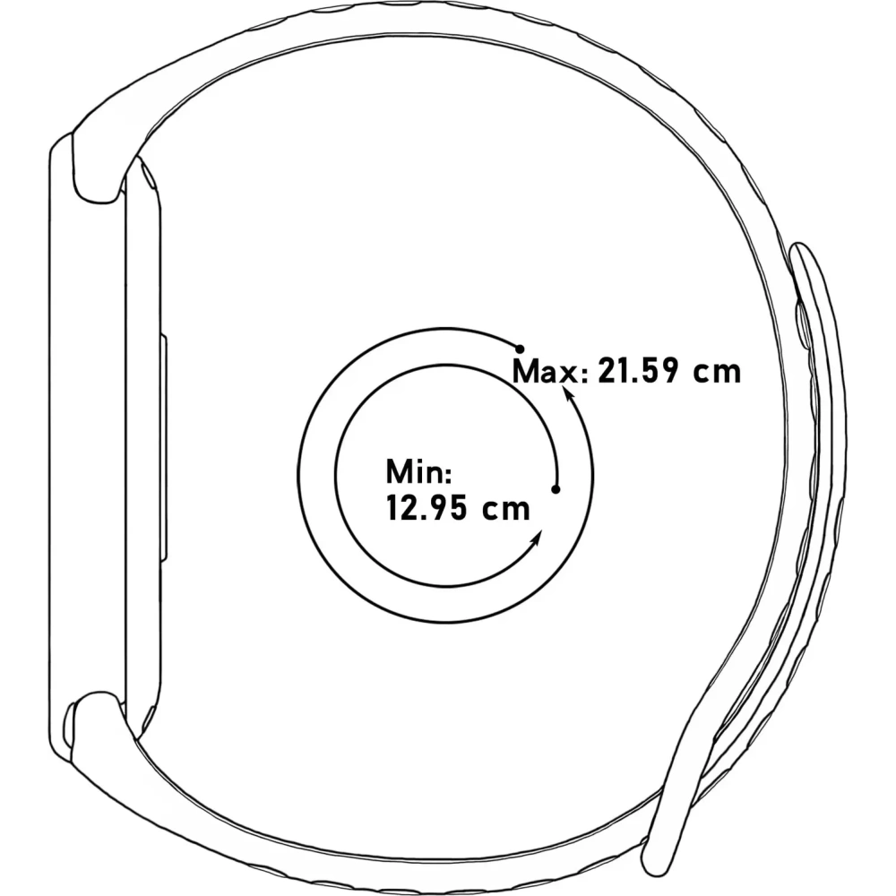 Pasek Bizon Strap Watch Octo do Xiaomi Mi Smart Band 8 zielono-biały