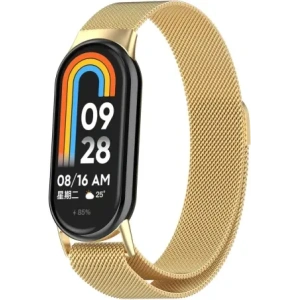 Kup Pasek Bizon Strap Watch Chain do Xiaomi Mi Smart Band 8 zlatý - BIZ2063 - {ean13} - Sklep Home Screen