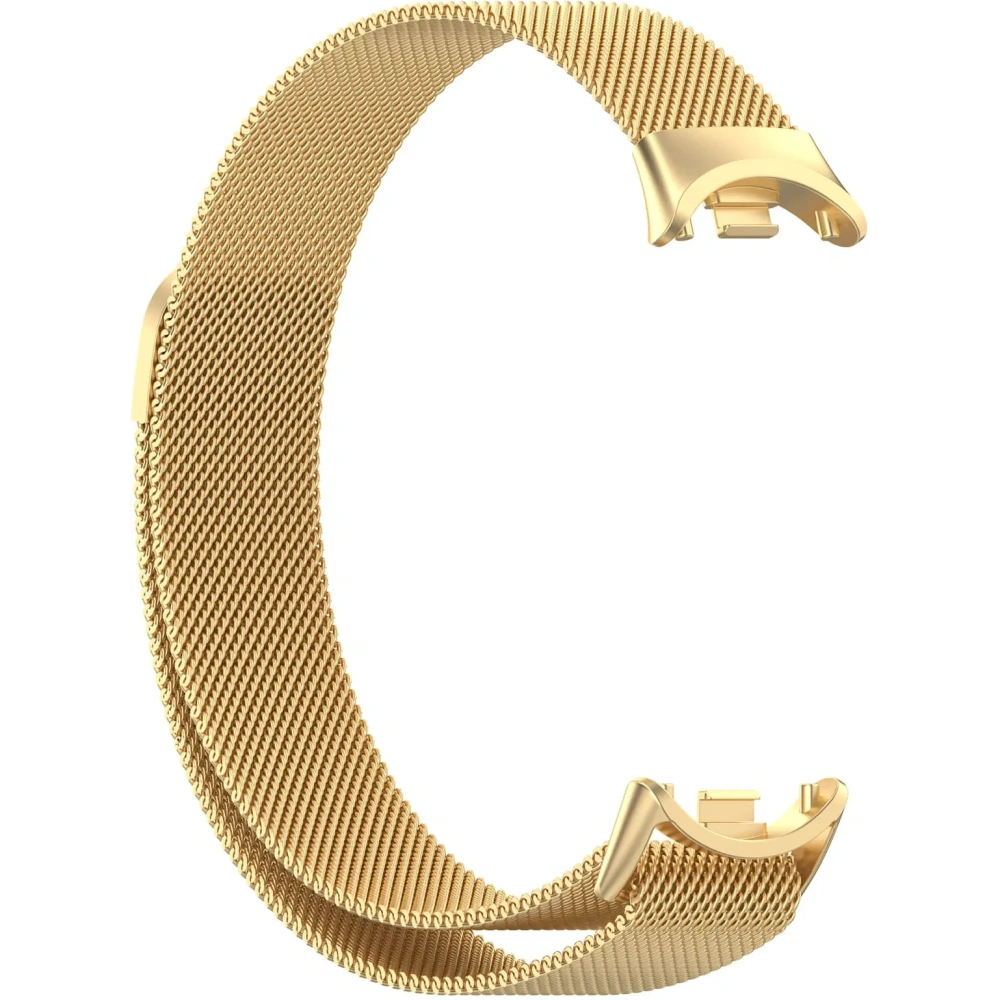 Pasek Bizon Strap Watch Chain do Xiaomi Mi Smart Band 8 złoty