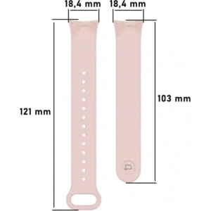 Kup Pasek Bizon Strap Watch Dots do Xiaomi Mi Smart Band 8 jasnorůžový - BIZ2065 - {ean13} - Sklep Home Screen