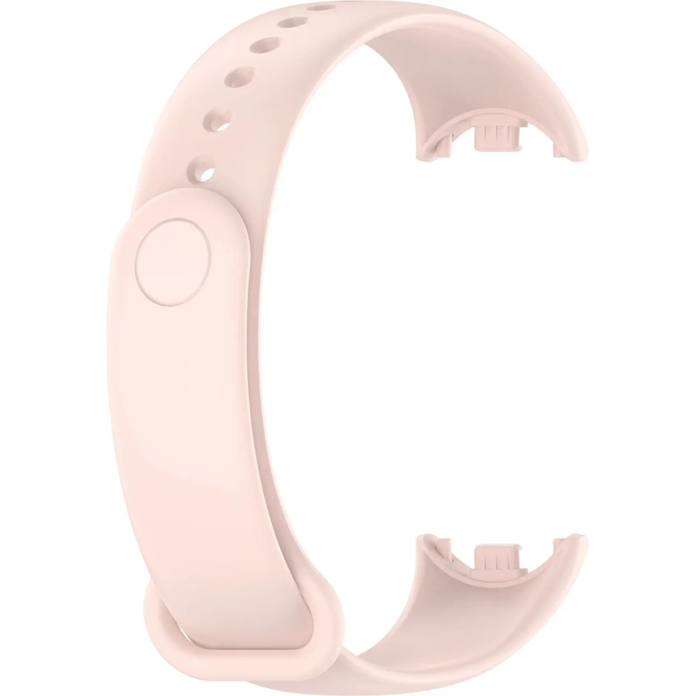 Pasek Bizon Strap Watch Dots do Xiaomi Mi Smart Band 8 jasnoróżowy