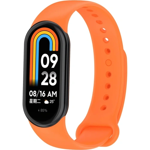 Kup Pasek Bizon Strap Watch Dots do Xiaomi Mi Smart Band 8 pomarańczowy - BIZ2066 - {ean13} - Sklep Home Screen