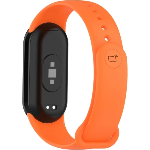 Kup Pasek Bizon Strap Watch Dots do Xiaomi Mi Smart Band 8 pomarańczowy - BIZ2066 - {ean13} - Sklep Home Screen