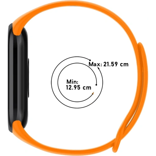 Kup Pasek Bizon Strap Watch Dots do Xiaomi Mi Smart Band 8 pomarańczowy - BIZ2066 - {ean13} - Sklep Home Screen