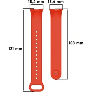 Kup Pasek Bizon Strap Watch Dots do Xiaomi Mi Smart Band 8 červený - BIZ2067 - {ean13} - Sklep Home Screen