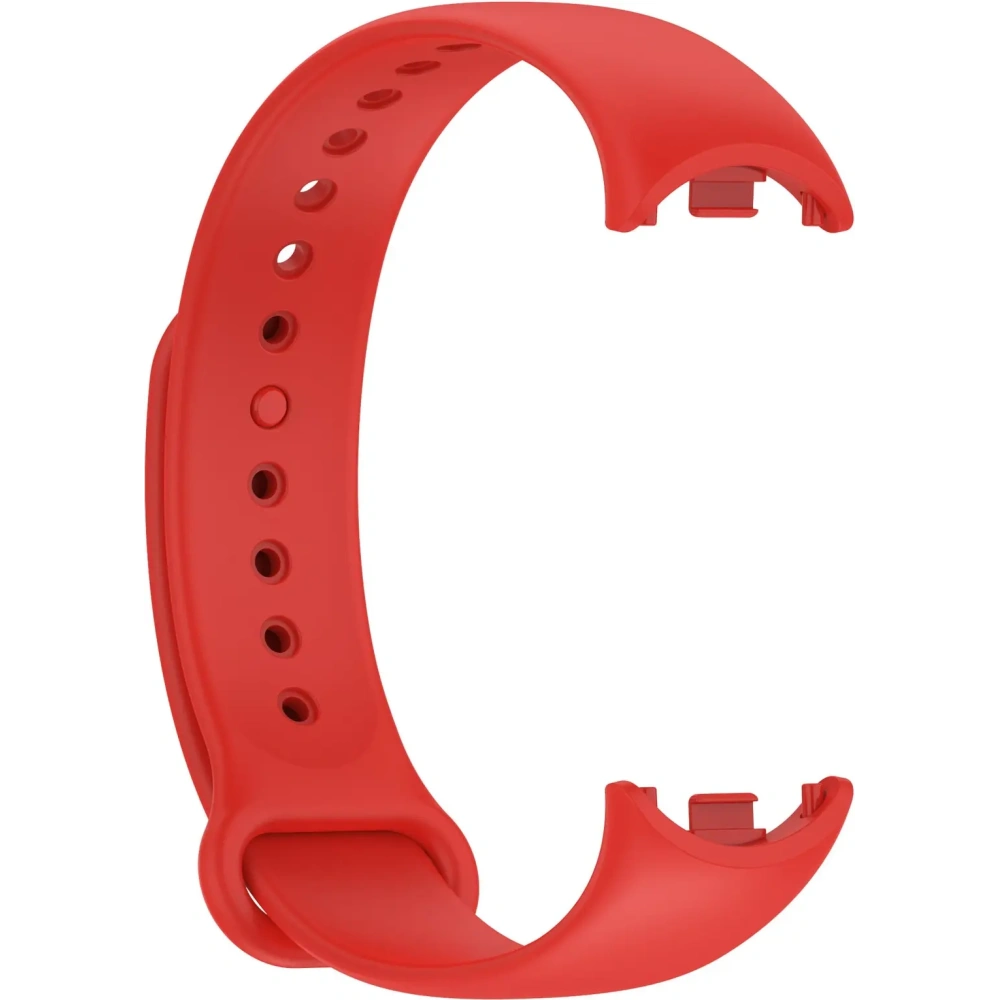 Pasek Bizon Strap Watch Dots do Xiaomi Mi Smart Band 8 czerwony