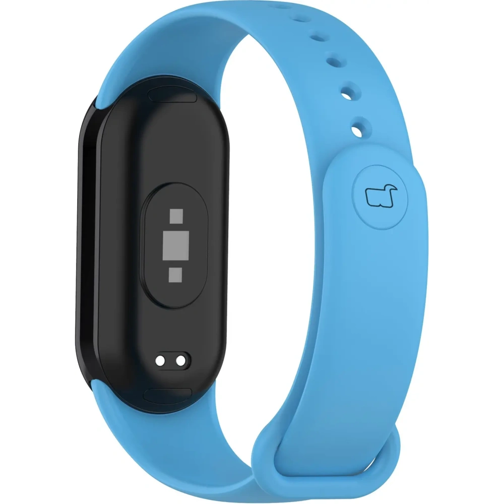 Pasek Bizon Strap Watch Dots do Xiaomi Mi Smart Band 8 niebieski