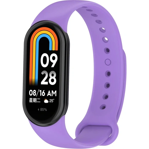 Kup Pasek Bizon Strap Watch Dots do Xiaomi Mi Smart Band 8 fioletowy - BIZ2069 - {ean13} - Sklep Home Screen