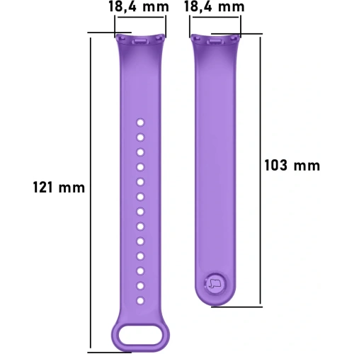 Kup Pasek Bizon Strap Watch Dots do Xiaomi Mi Smart Band 8 fioletowy - BIZ2069 - {ean13} - Sklep Home Screen
