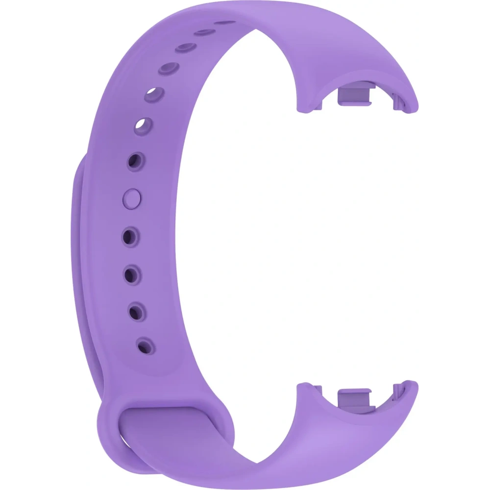 Pasek Bizon Strap Watch Dots do Xiaomi Mi Smart Band 8 fioletowy