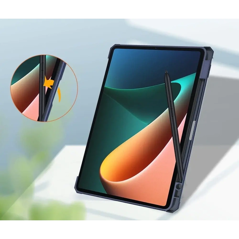 Etui Bizon Case Tab Clear Matt do Xiaomi Pad 5 / 5 Pro 11.0 granatowe