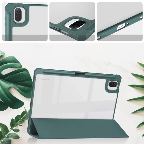 Kup Etui Bizon Case Tab Clear Matt do Xiaomi Pad 5/5Pro 11.0 tmavě zelené - BIZ2072 - {ean13} - Sklep Home Screen