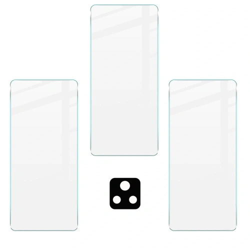 Buy Bizon Glass Clear tempered glass - 3 pcs. + lens glass Xiaomi Poco F4 - BIZ2077 - {ean13} - Home Screen Store Europe