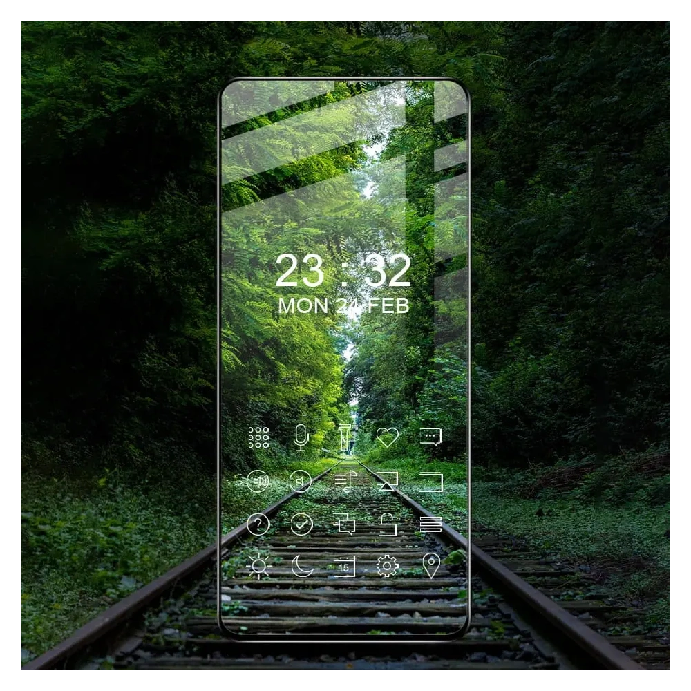 Szkło hartowane Bizon Glass Edge do Xiaomi Poco F4 czarne