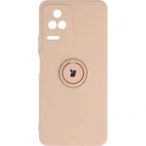 Kup Etui Bizon Case Silicone Ring Sq do Xiaomi Poco F4 světle růžové - BIZ2083 - {ean13} - Sklep Home Screen