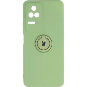 Kup Etui Bizon Case Silicone Ring Sq do Xiaomi Poco F4 jasně zelené - BIZ2084 - {ean13} - Sklep Home Screen