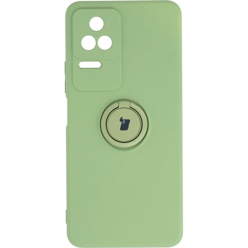 Kup Etui Bizon Case Silicone Ring Sq do Xiaomi Poco F4 jasně zelené - BIZ2084 - {ean13} - Sklep Home Screen
