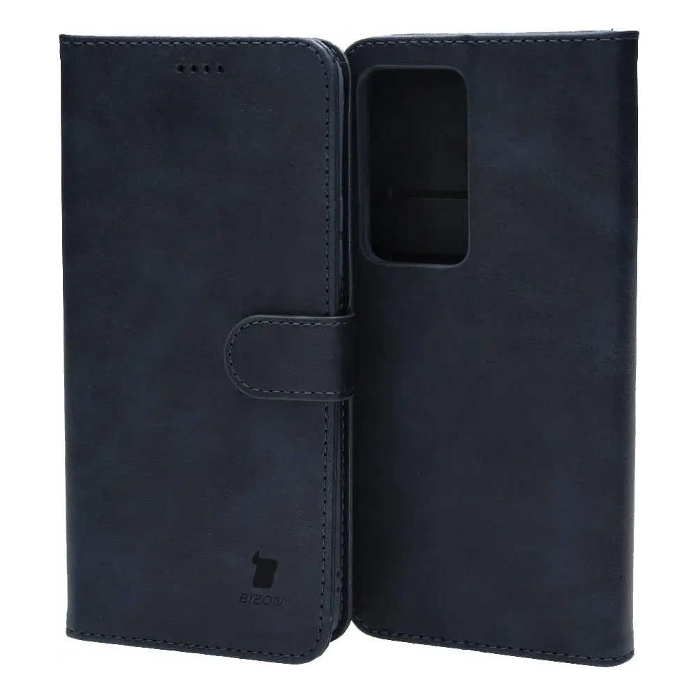 Etui Bizon Case Wallet do Xiaomi Poco F4 granatowe