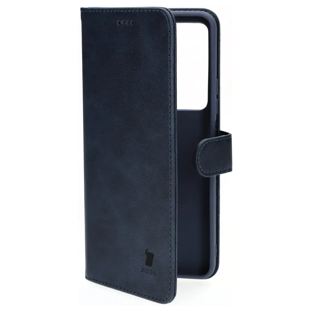 Etui Bizon Case Wallet do Xiaomi Poco F4 granatowe
