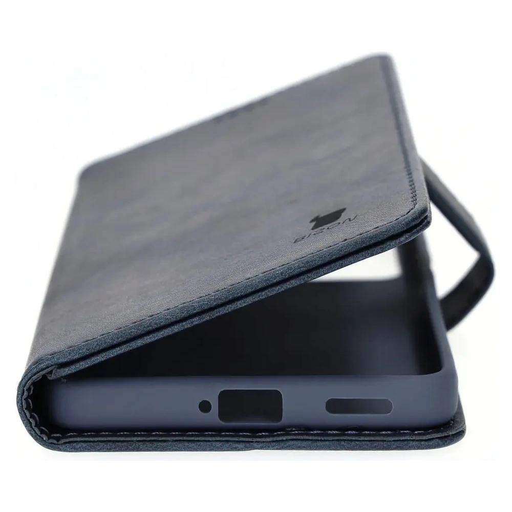 Etui Bizon Case Wallet do Xiaomi Poco F4 granatowe