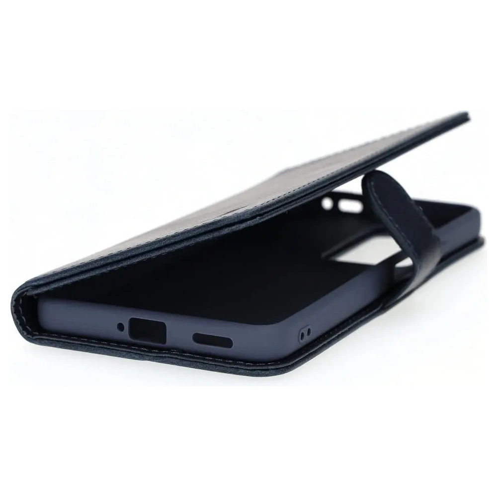 Etui Bizon Case Wallet do Xiaomi Poco F4 granatowe