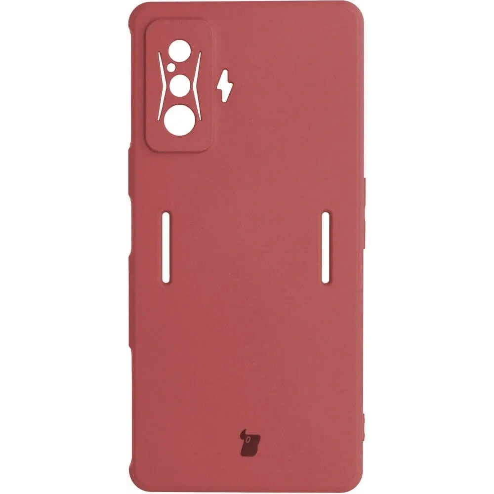 Etui Bizon Case Silicone do Xiaomi Poco F4 GT ciemny róż