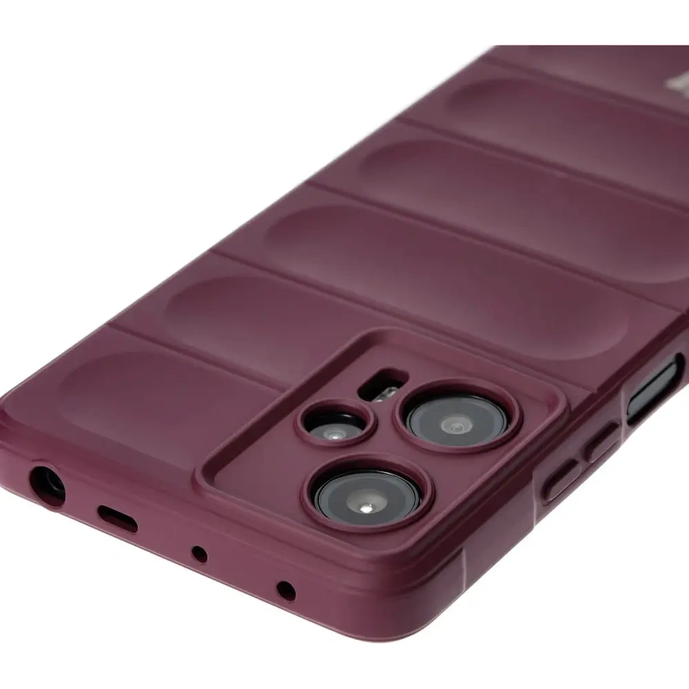 Pancerne etui Bizon Case Tur do Xiaomi Poco F5 ciemnofioletowe