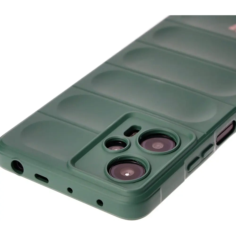 Pancerne etui Bizon Case Tur do Xiaomi Poco F5 ciemnozielone