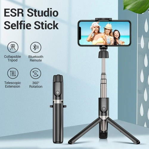 Kup ESR Bezdrátový selfie tyčový stativ černý - ESR153BLK - {ean13} - Sklep Home Screen