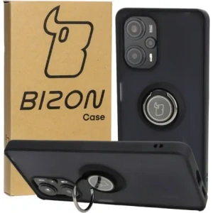 Kup Etui s úchopem na prst Bizon Case Hybrid Ring pro Xiaomi Poco F5 kouřové s černým rámečkem - BIZ2099 - {ean13} - Sklep Home Screen