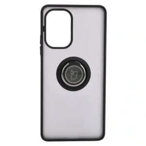 Buy Bizon Case Hybrid Ring Xiaomi Poco F5 smoky with a black frame - BIZ2099 - {ean13} - Home Screen Store Europe
