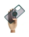 Buy Bizon Case Hybrid Ring Xiaomi Poco F5 smoky with a dark green frame - BIZ2098 - {ean13} - Home Screen Store Europe