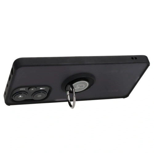 Kup Etui s úchopem na prst Bizon Case Hybrid Ring pro Xiaomi Poco F5 kouřové s černým rámečkem - BIZ2099 - {ean13} - Sklep Home Screen