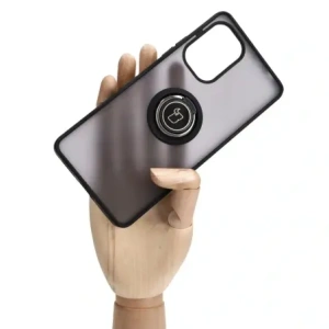 Buy Bizon Case Hybrid Ring Xiaomi Poco F5 smoky with a black frame - BIZ2099 - {ean13} - Home Screen Store Europe