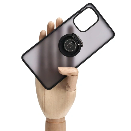 Kup Etui s úchopem na prst Bizon Case Hybrid Ring pro Xiaomi Poco F5 kouřové s černým rámečkem - BIZ2099 - {ean13} - Sklep Home Screen