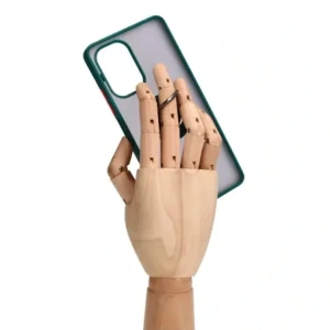 Buy Bizon Case Hybrid Ring Xiaomi Poco F5 smoky with a dark green frame - BIZ2098 - {ean13} - Home Screen Store Europe