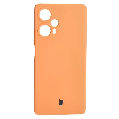 Kup Bizon Case Silicone Sq Xiaomi Poco F5 portocaliu - BIZ2100 - {ean13} - Sklep Home Screen