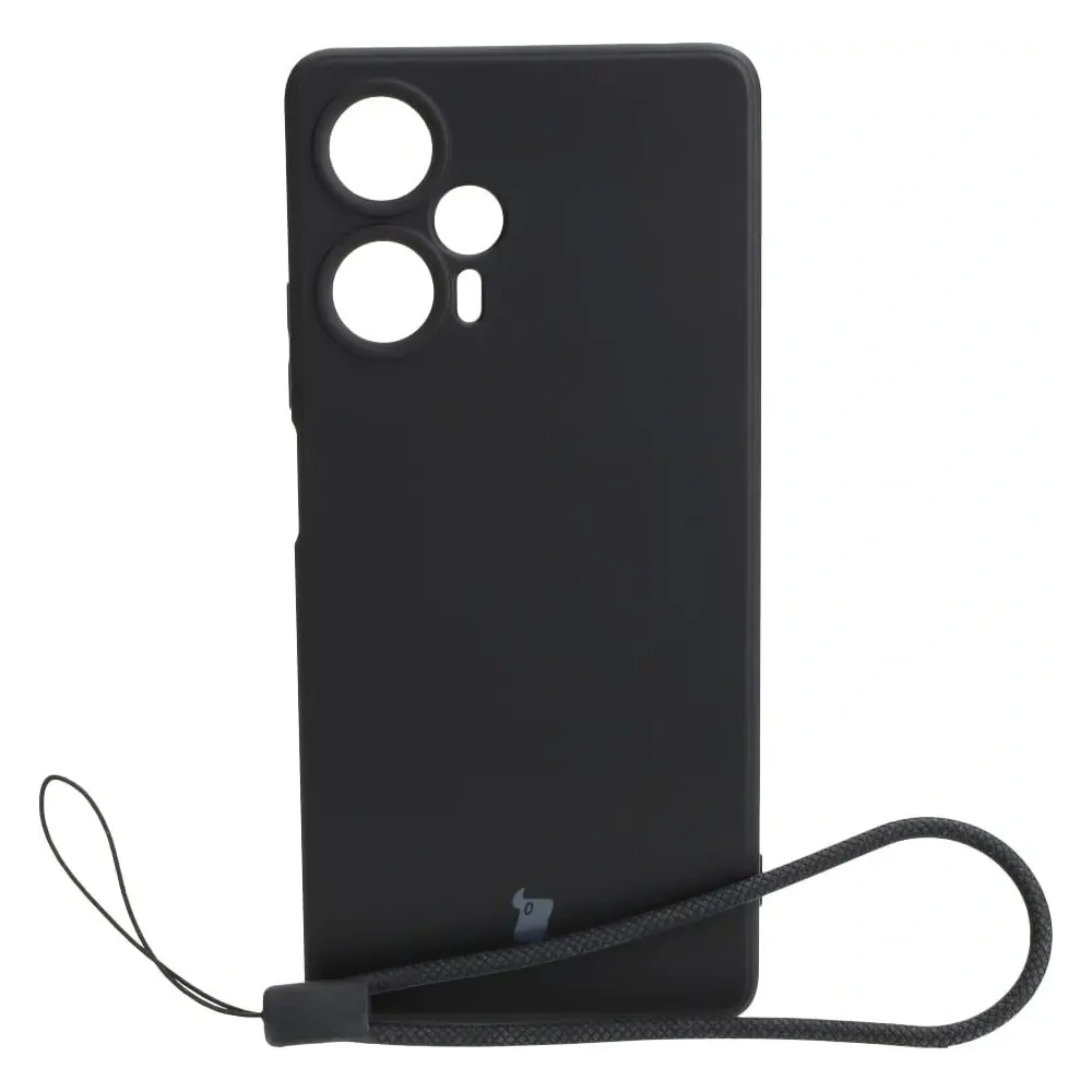 Etui Bizon Case Silicone Sq do Xiaomi Poco F5 czarne