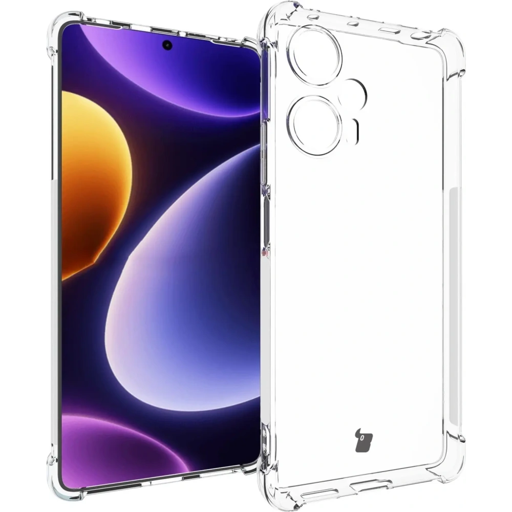 Elastyczne etui Bizon Case Salpa do Xiaomi Poco F5 przezroczyste