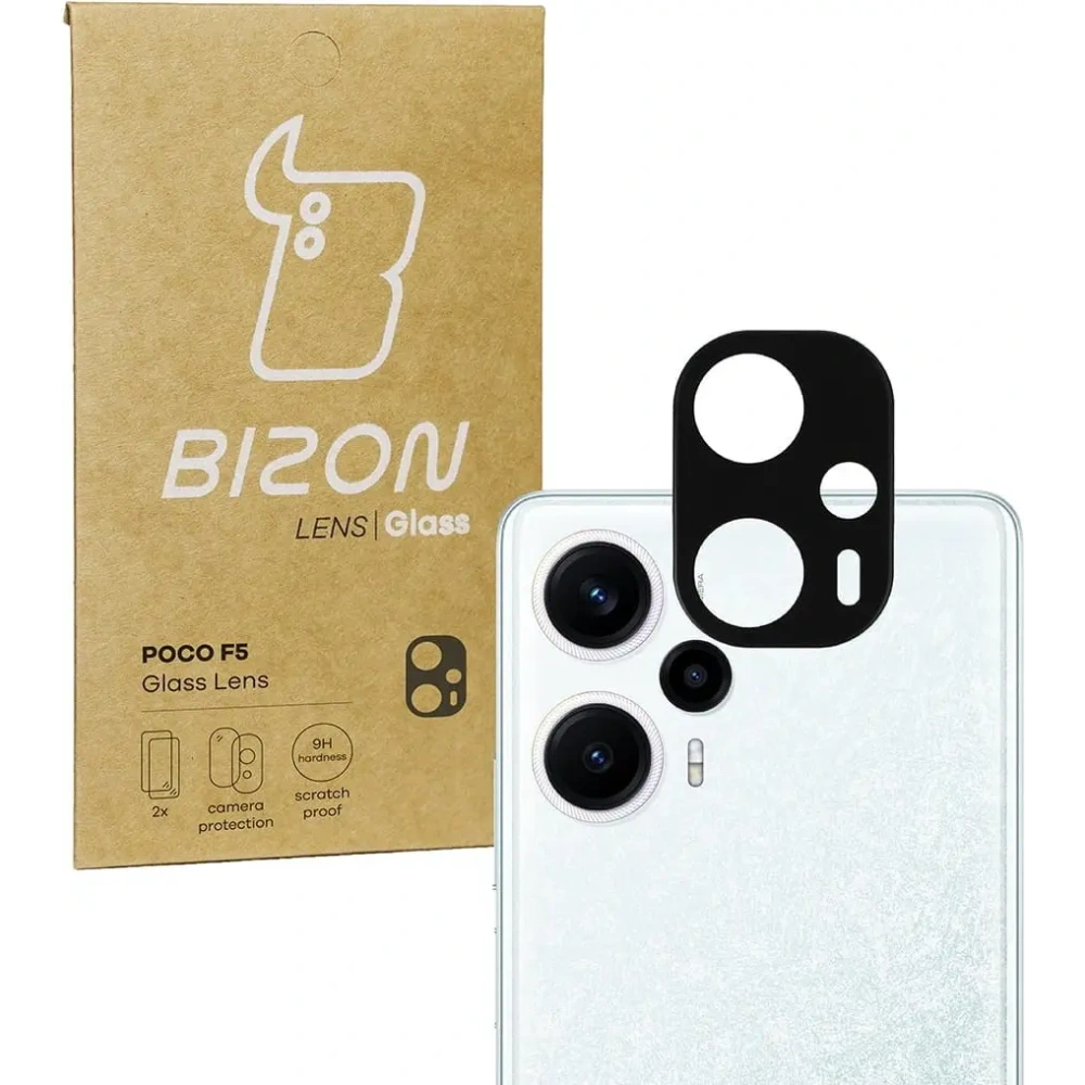 Szkło na aparat Bizon Glass Lens do Poco F5 [2 PACK]