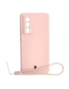 Etui Bizon Case Silicone Sq do Xiaomi Poco F5 Pro jasnoróżowe