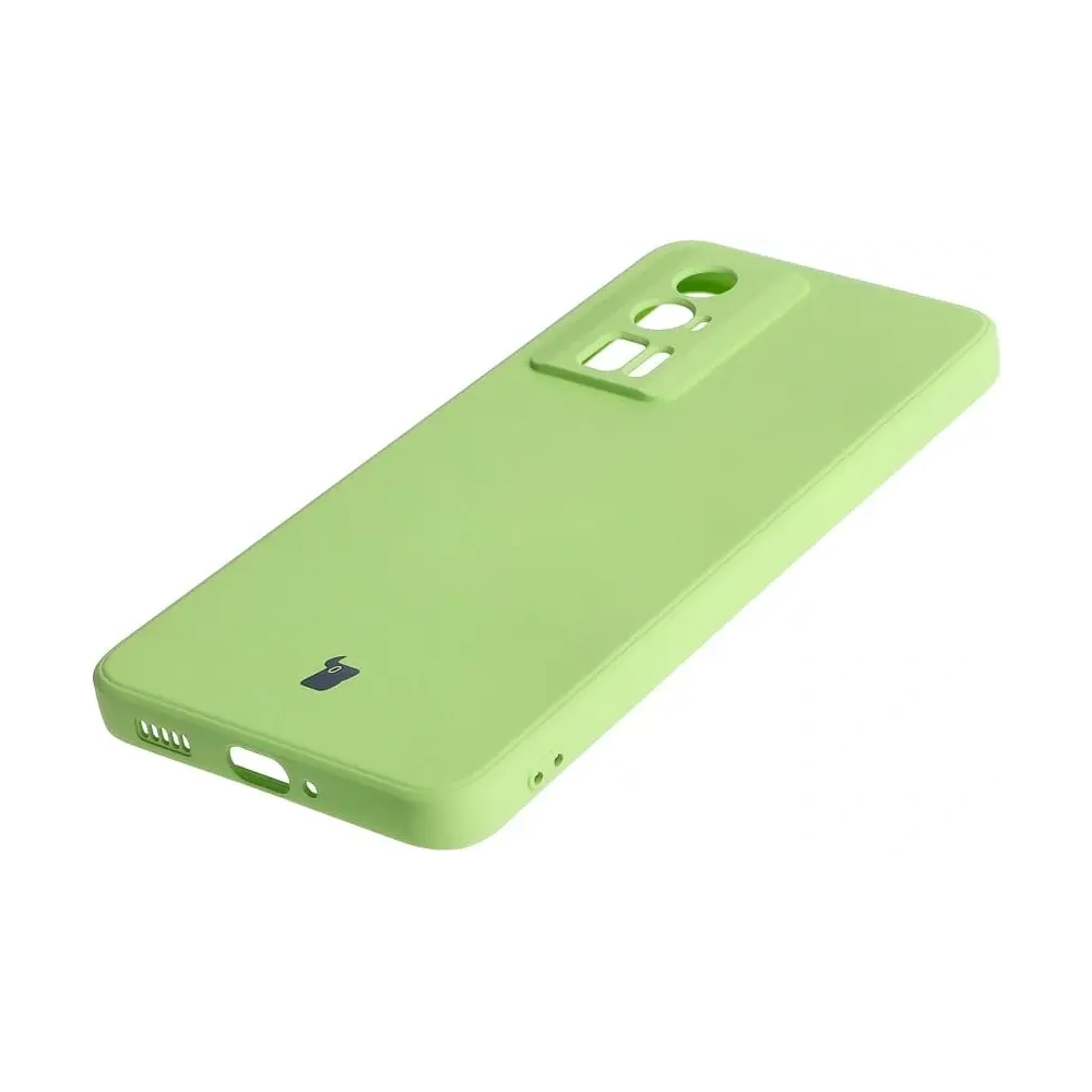 Etui Bizon Case Silicone Sq do Xiaomi Poco F5 Pro jasnozielone