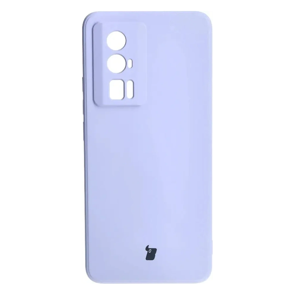 Etui Bizon Case Silicone Sq do Xiaomi Poco F5 Pro jasnofioletowe