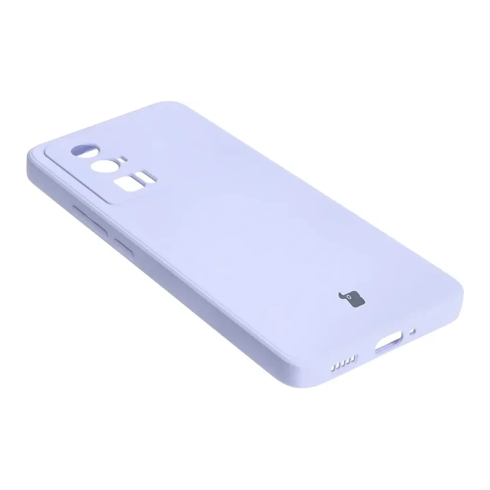 Etui Bizon Case Silicone Sq do Xiaomi Poco F5 Pro jasnofioletowe