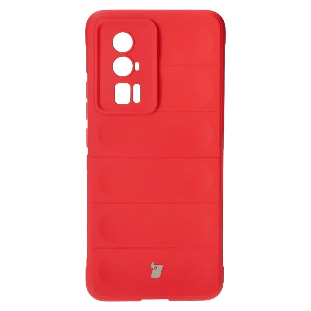Pancerne etui Bizon Case Tur do Xiaomi Poco F5 Pro czerwone